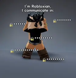 I’m Robloxian…