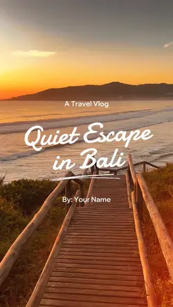 travel vlog in bali
