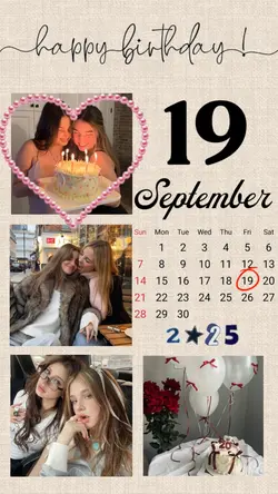 BIRTHDAY 19 SEPT