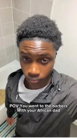 Buzz cut comedy
