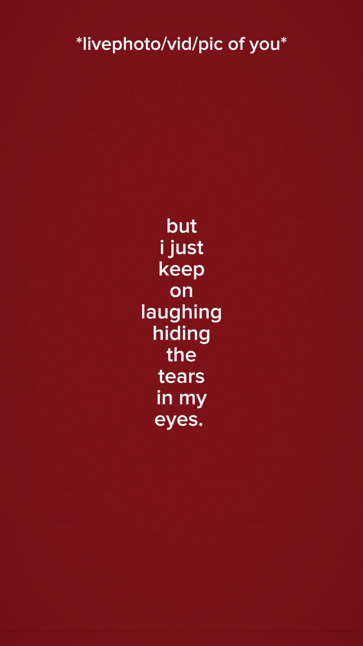 but I just keep on 