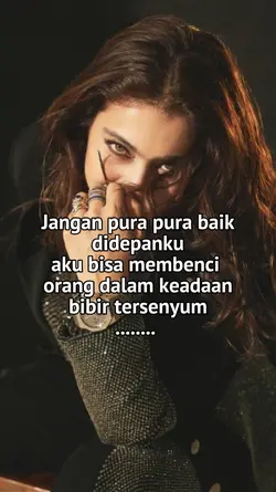 Jangan pura2 baik