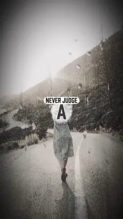Never judg