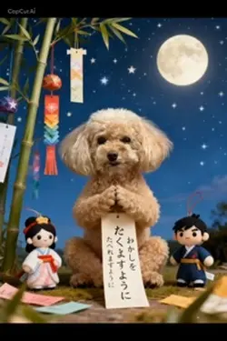 わんこの七夕に願いを☆