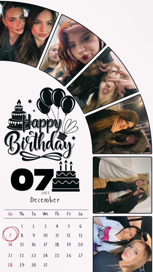 HBD 07 DECEMBER 2025