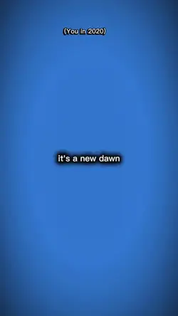 it's a new dawn