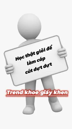 Trend khoa giấy khen