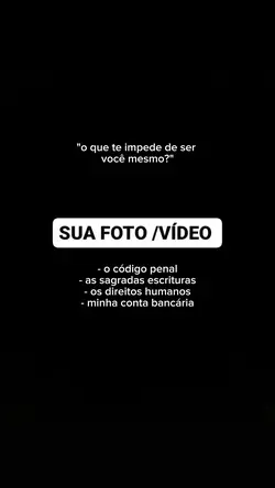 o que me impede 