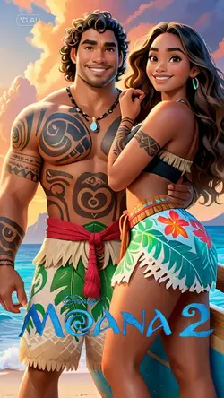 Moana and Maui