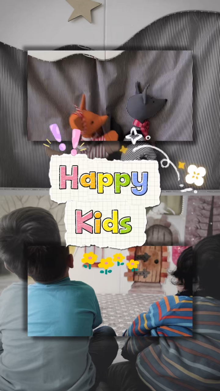 Masayang mga bata 