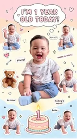 Baby 1st birthday