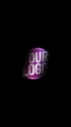 Cinematic logo intro