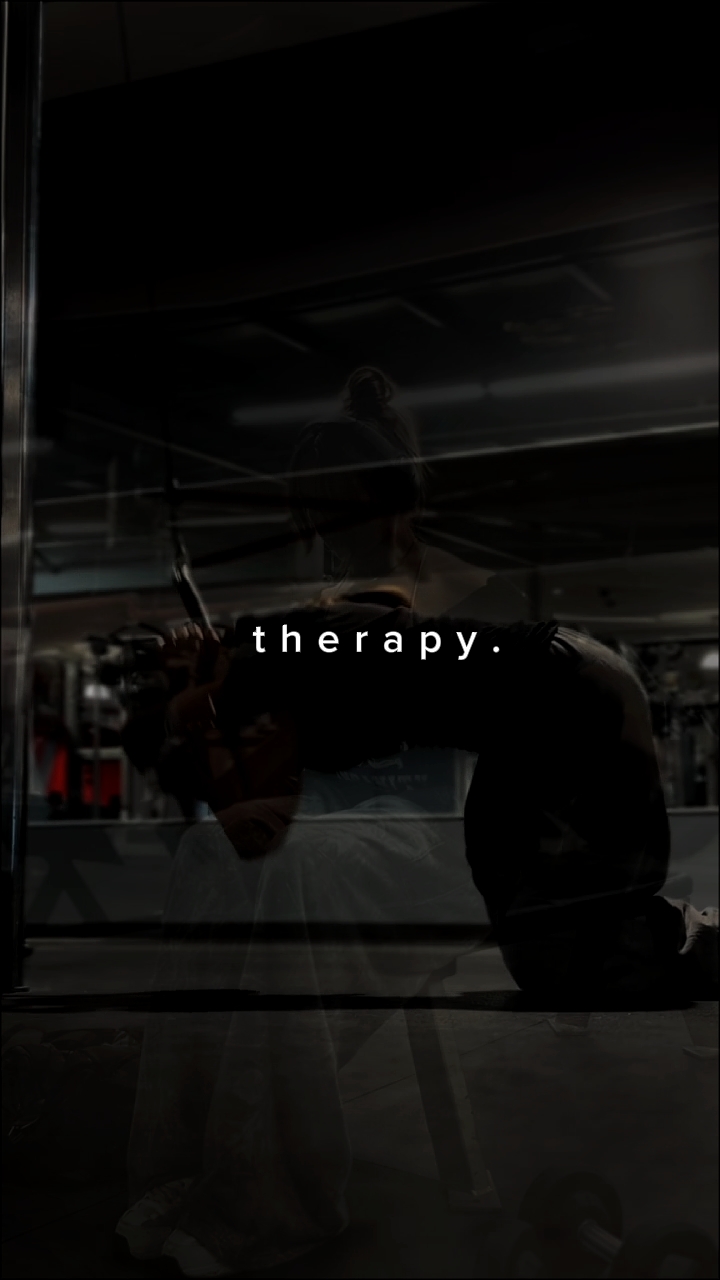 El gimnasio es terapia