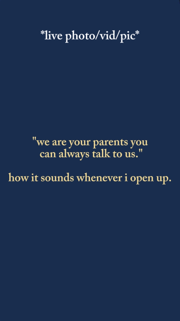 we are your parents