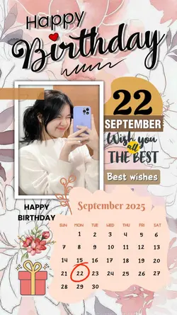 22 SEPTEMBER HBD
