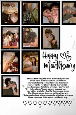 HAPPY MONTHSARY 