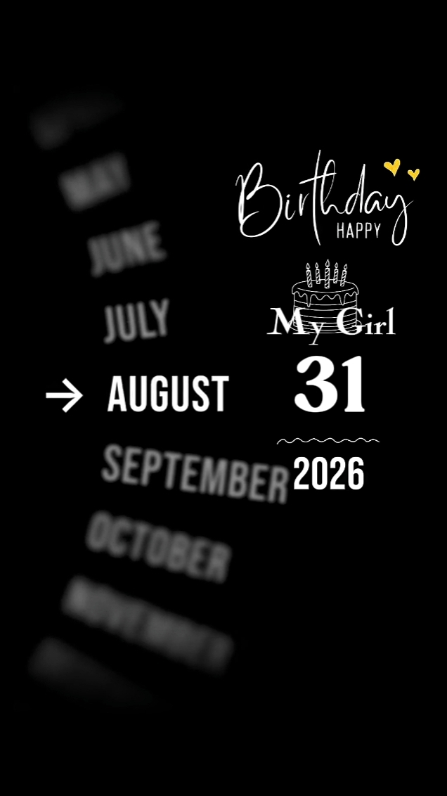 anniversaire fille 31 août