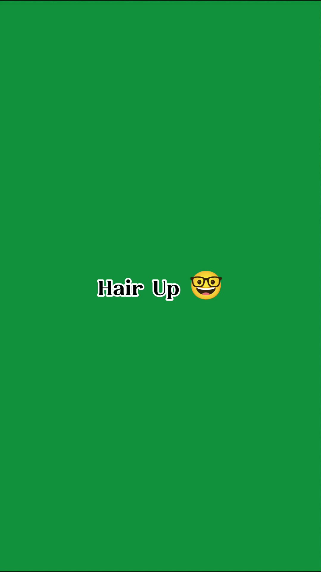 Haare hoch
