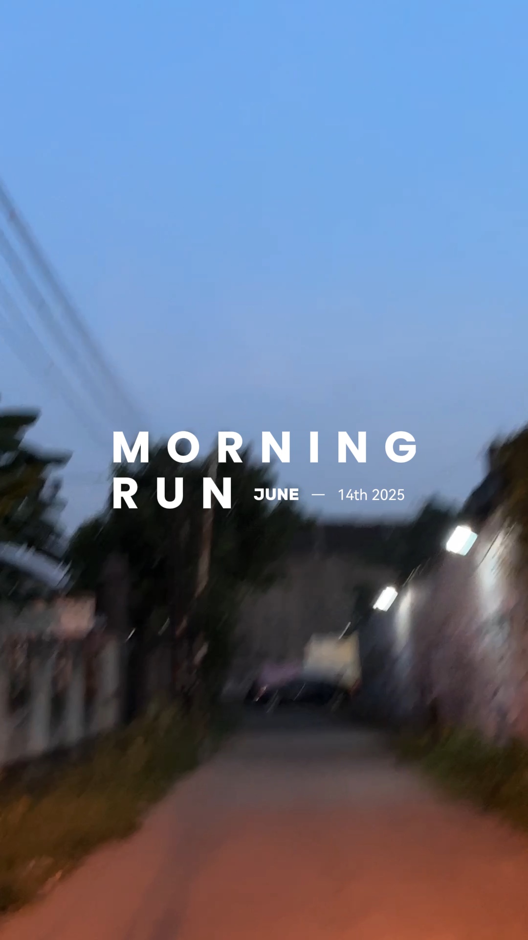 Morgenlauf Routin