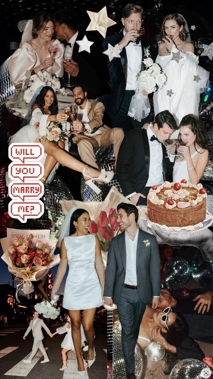 Collage de mariage