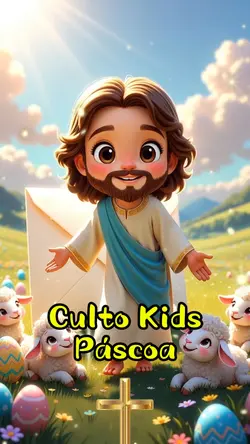 Convite Páscoa kids
