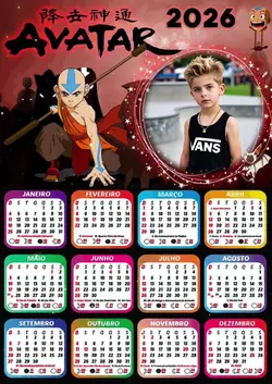 CALENDÁRIO AVATAR 