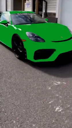 porsche Green screen