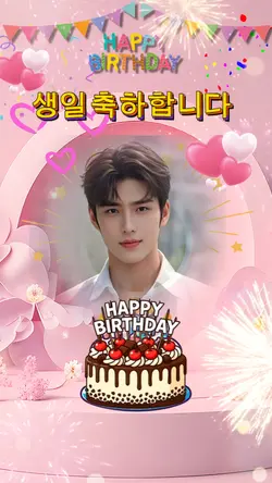 생일  축하 템플릿