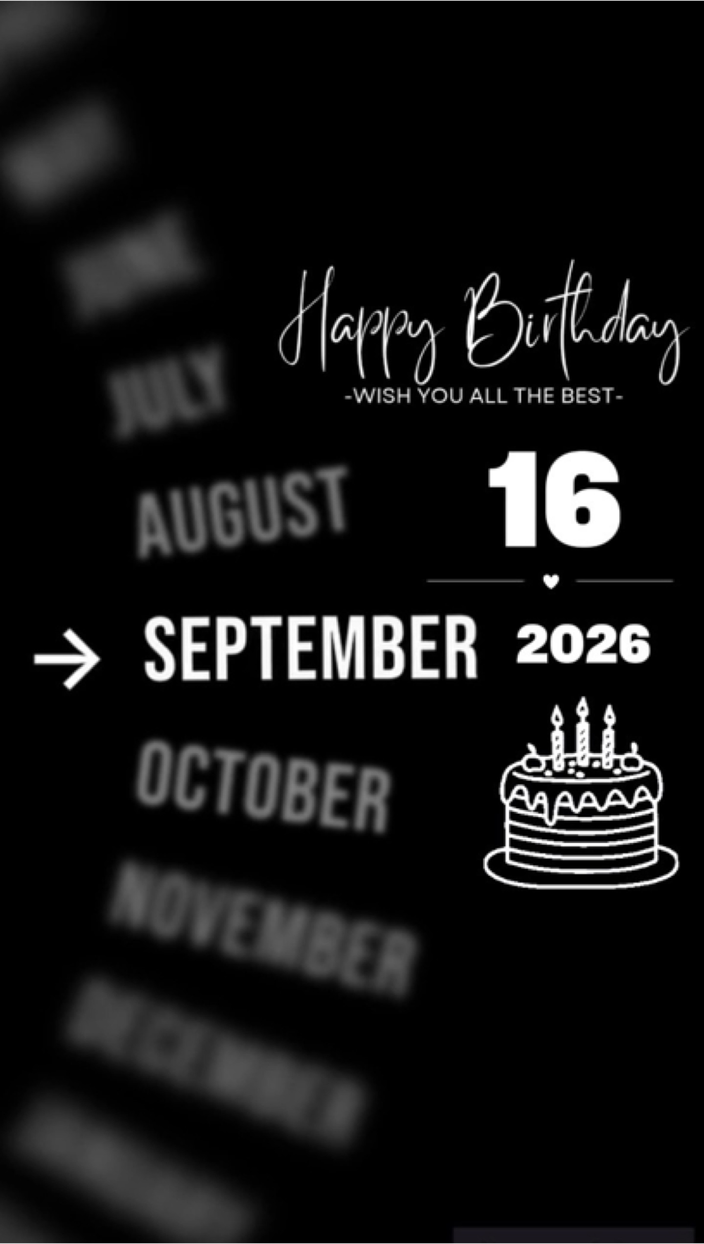 HBD 16 September 