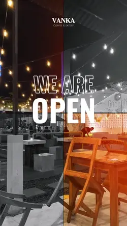 We are open