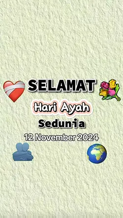 Hari ayah sedunia