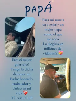 Te amo papá 