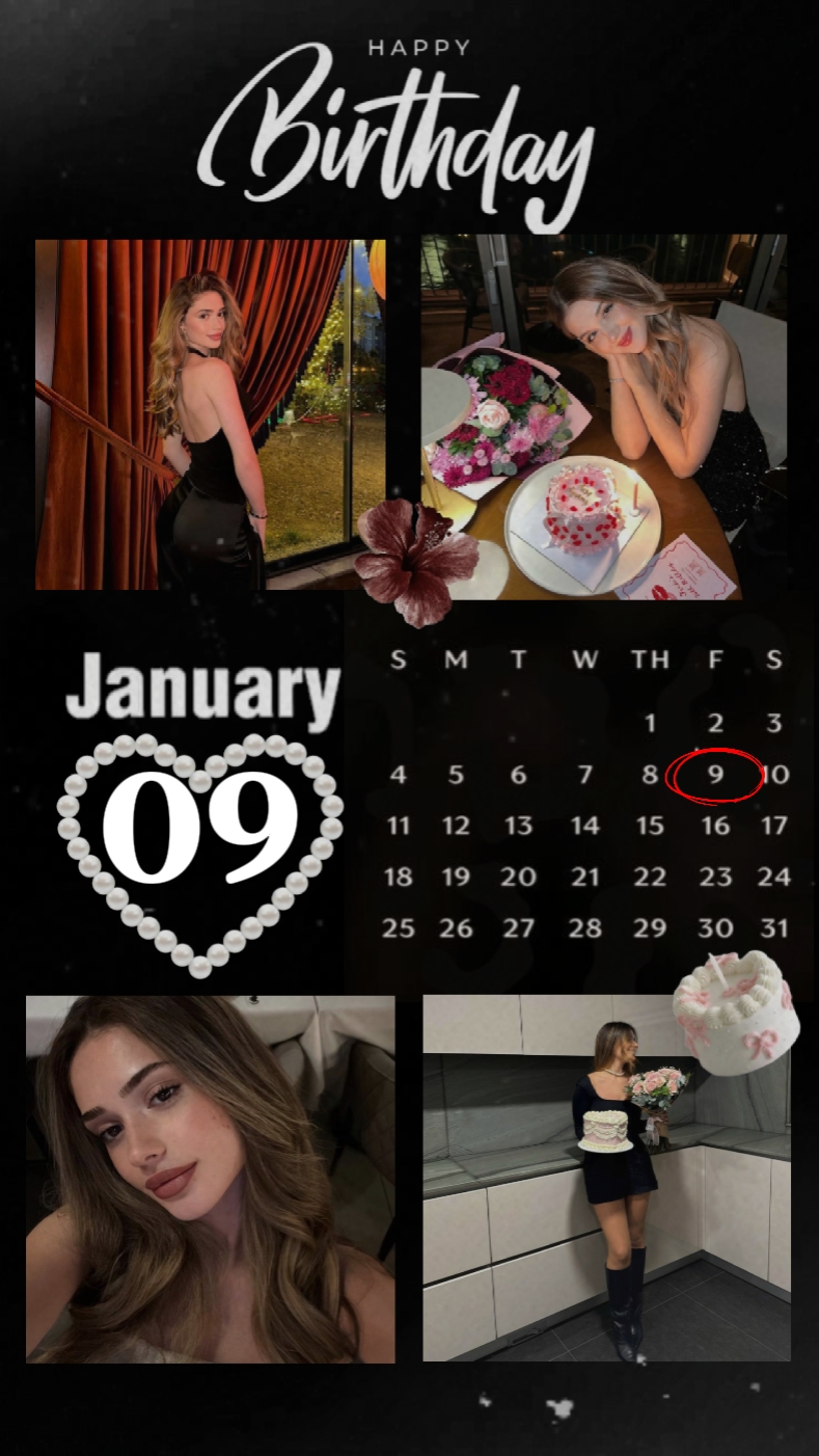 09 JANVIER ANNIVERSAIRE