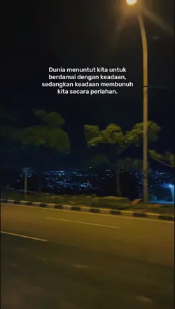 Dunia menuntut kita 