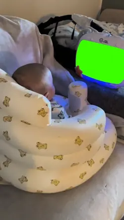 baby watching tv