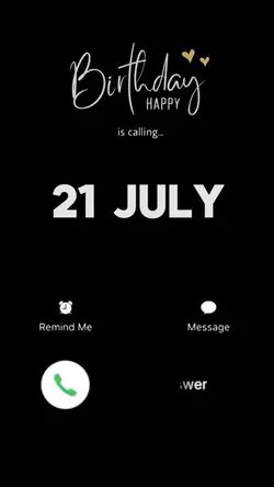 BDAY CALL 21 JULY