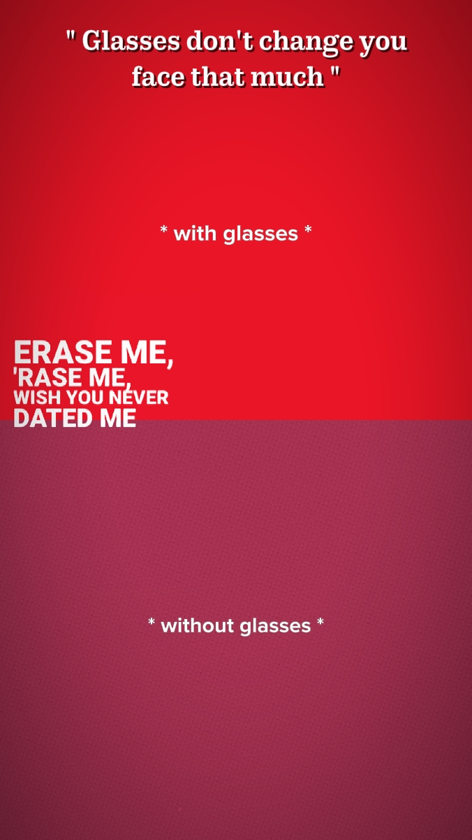 Avec / sans lunettes