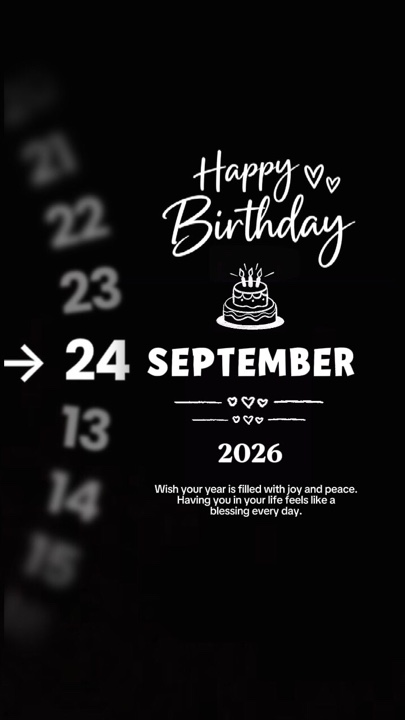 ULANG TAHUN 24 SEPTEMB