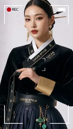 명품브랜드와루카스타일결합한복