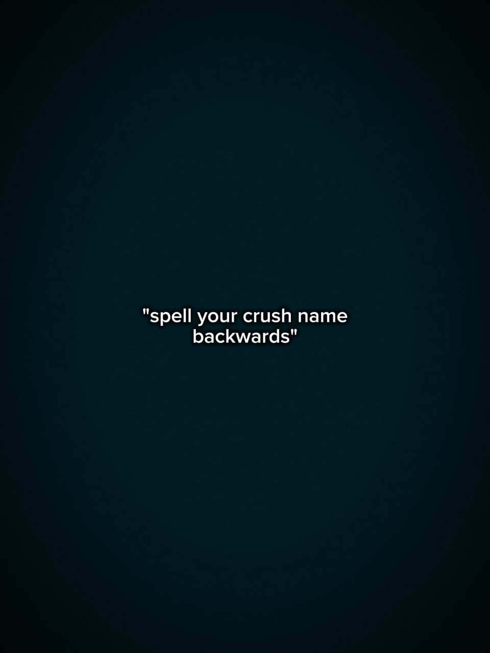 Soletre seu crushname 