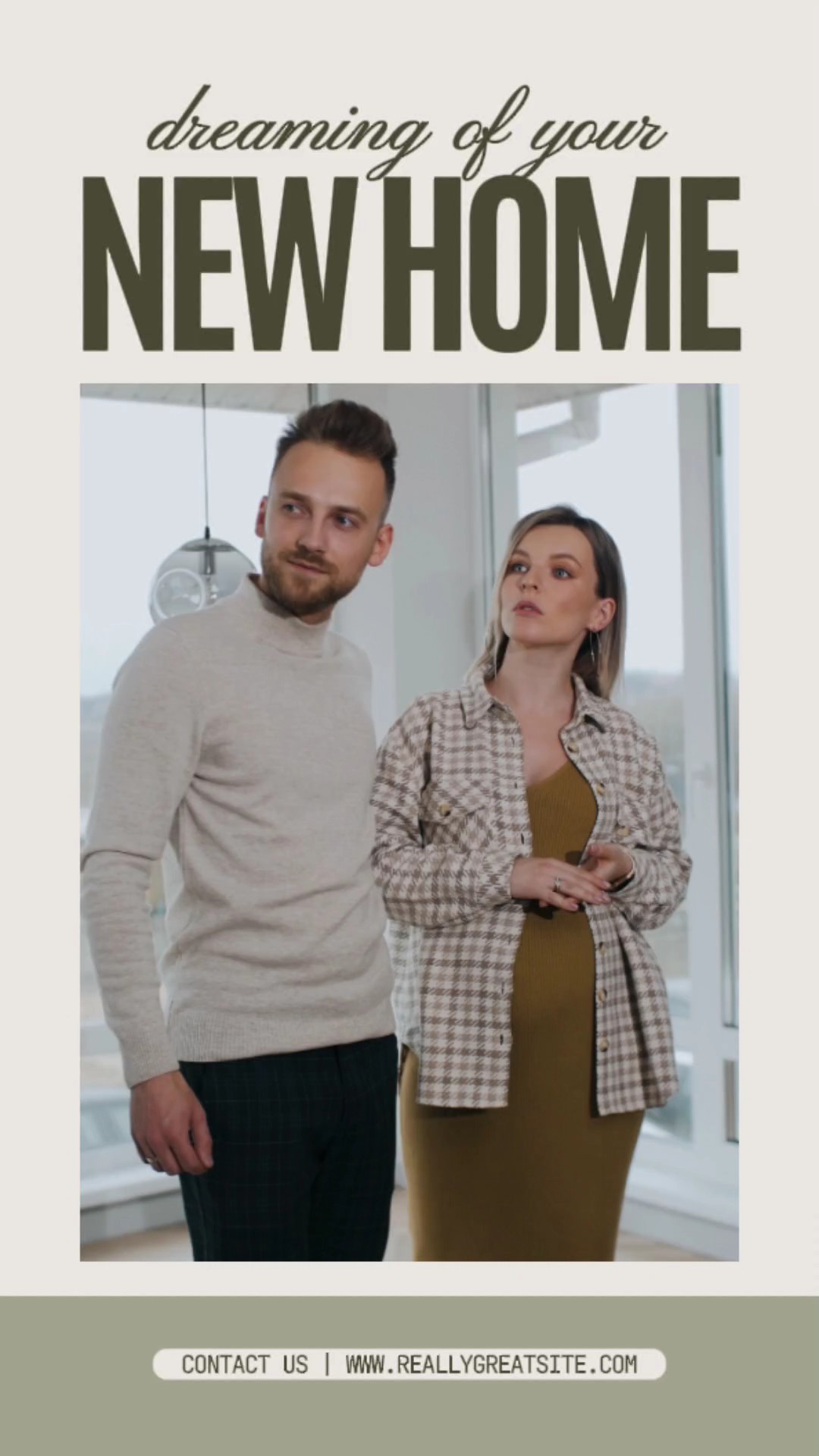 Annonces vidéo de style minimaliste du secteur immobilier