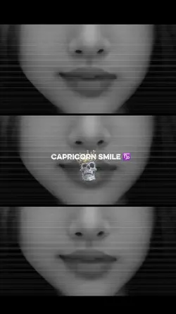 Capricorn smile ♑️