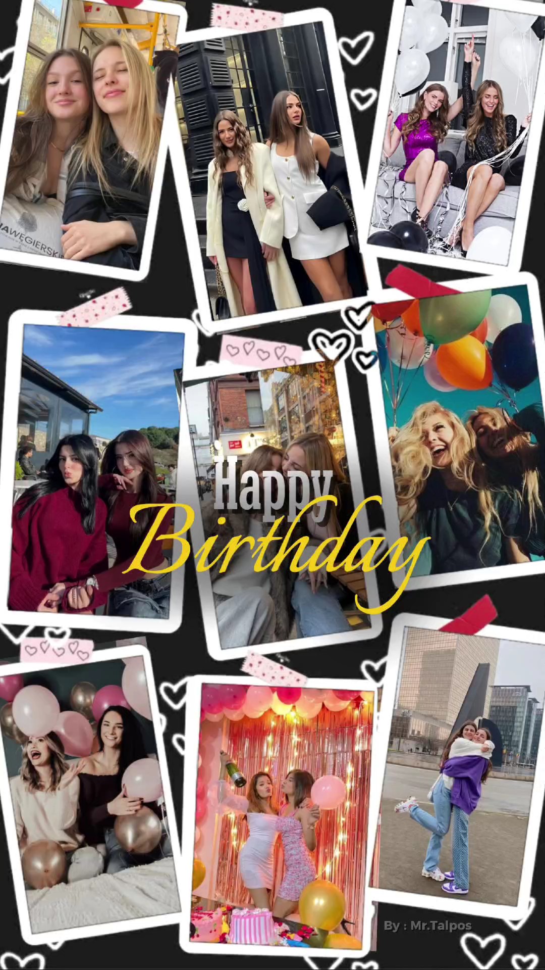 Collages d'anniversaire
