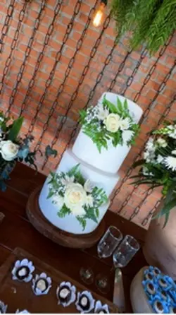 Mesa de bolo wedding