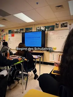 Beginn des Schuljahr
