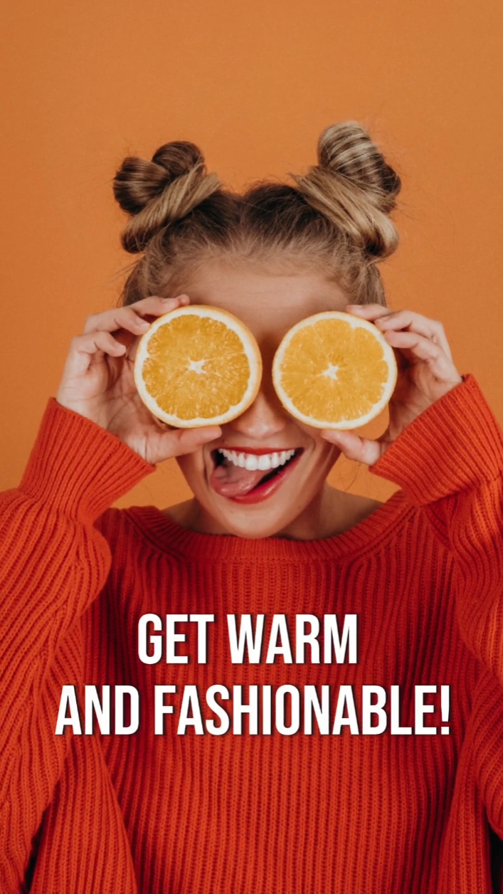 Sweater Product Display Text To Speech in Cutout TikTok Style