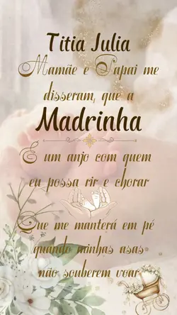 Convite Madrinha Bat