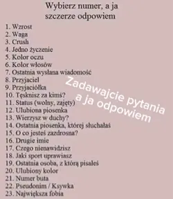 Zadawajcie pytania 