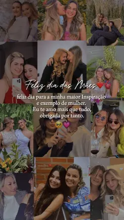 Feliz dia das mães 