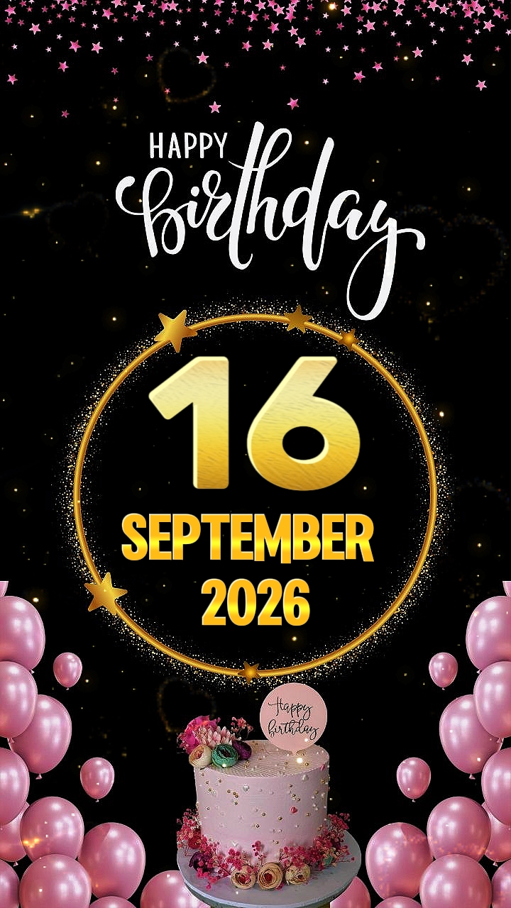HBD 16 September2026